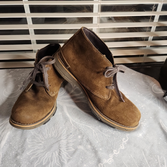 Men's Dunham Brown Leather Suede Chukka Boots Size 11.5 - Picture 1 of 14